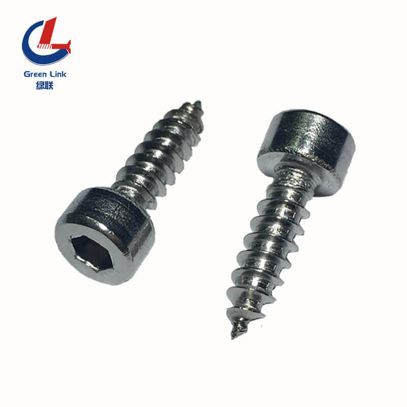 Hexagon socket cheese head self-tapping screws