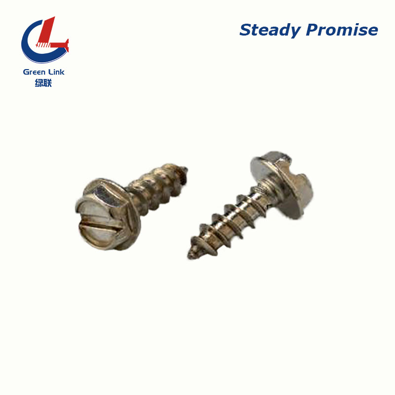 Slotted Hex Washer Head Self-tapping Screw