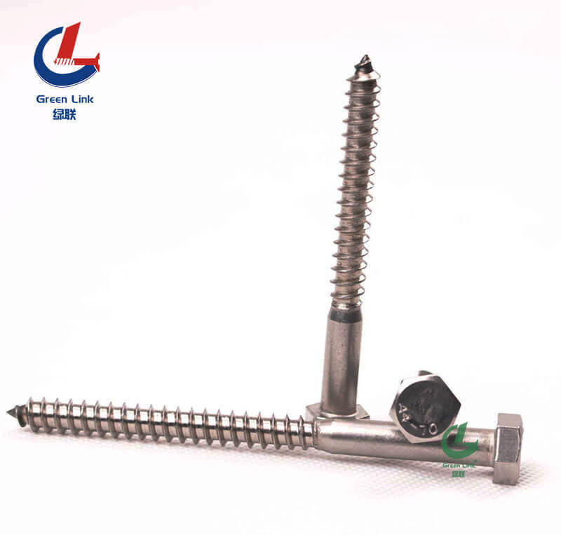 hex head wood screw hex lag screw