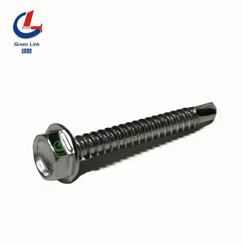 hex washer head self-drilling screw