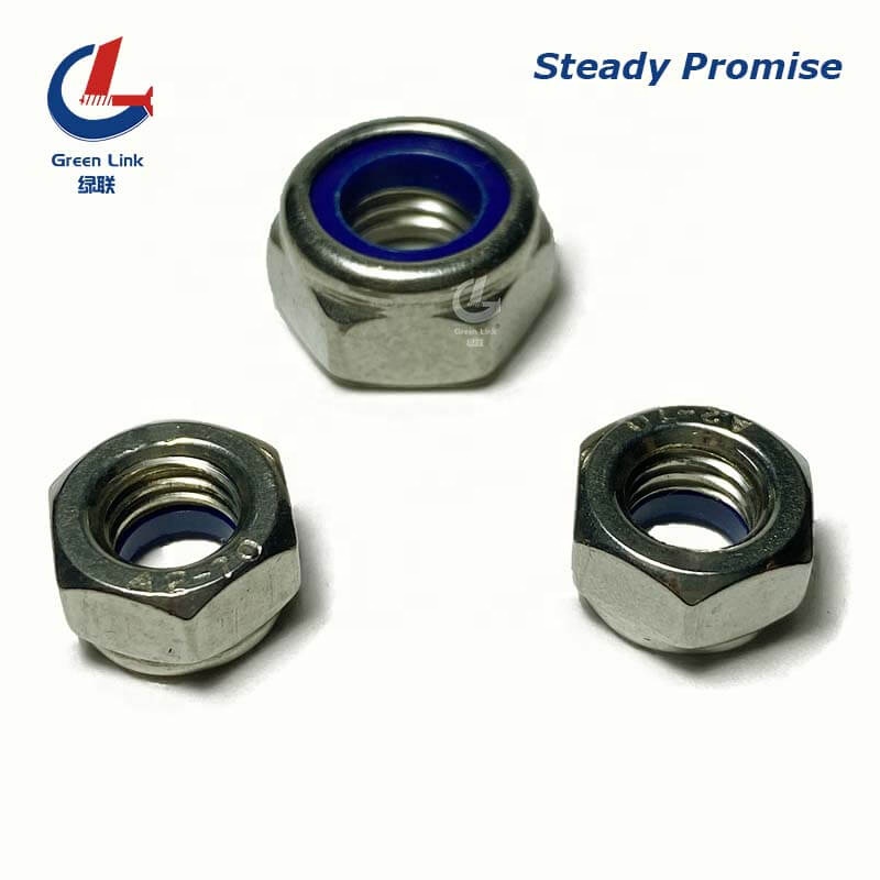 Stainless steel nylon lock nut