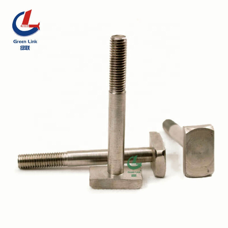 Stianless steel t bolt square head bolt